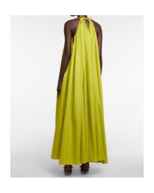 Oscar de la Renta Yellow Strappy Dress