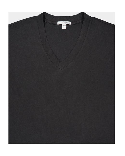 James Perse Black V-Neck T-Shirt for men