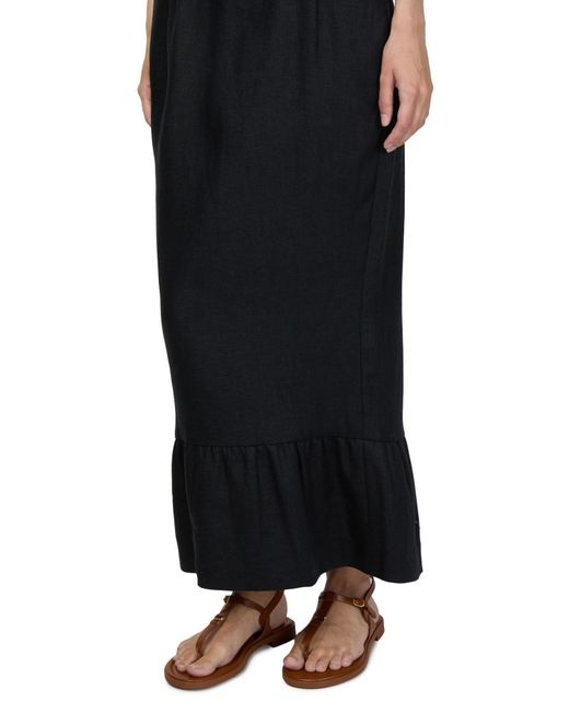 Posse Black Matilda Column Skirt