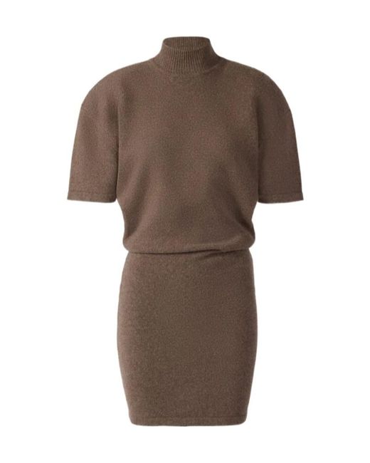 Jacquemus Brown Knitted Dresses