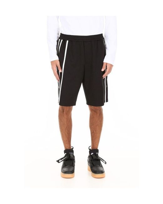 Helmut Lang Black Cotton-Blend Shorts for men