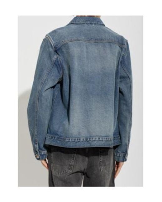 AllSaints Blue Wash Denim Jacket for men
