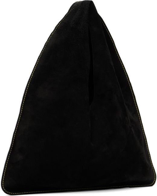The Row Black Small Bindle Tote