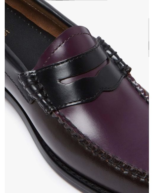 G.H.BASS Black Weejuns Leather Loafers