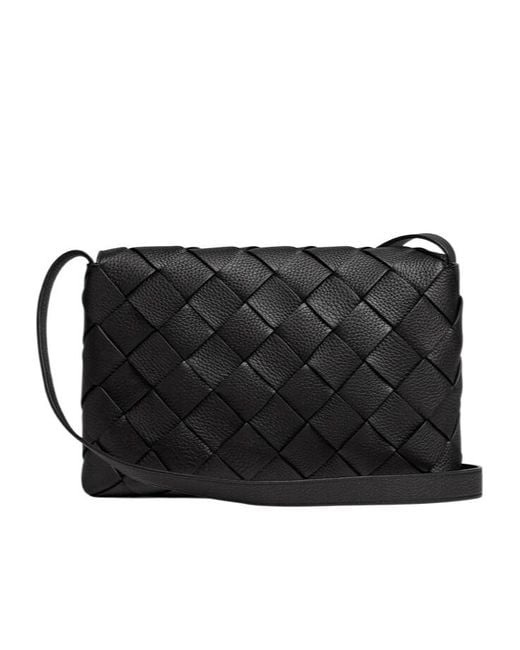 Bottega Veneta Black Diago Large Crossbody Bag for men