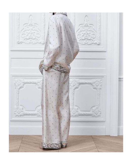 Dior White Amour Pants