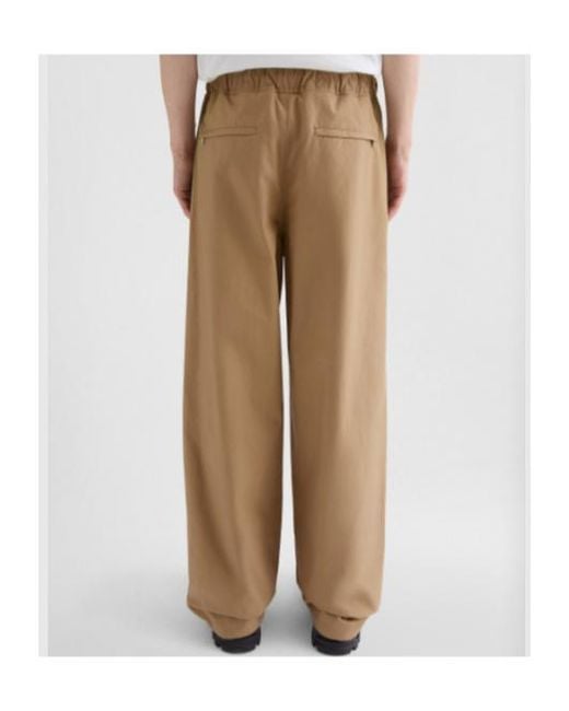 Jil Sander Natural Cotton Trousers for men
