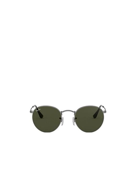 Ray-Ban Green Round Frame Sunglasses for men