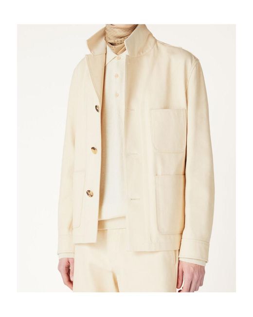 Loro Piana Natural Taishi Button-Up Jacket for men