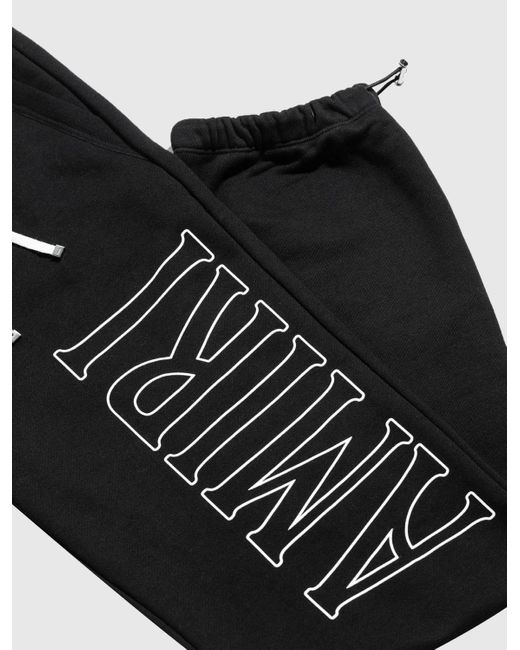 Amiri Black Logo-Print Track Pants for men