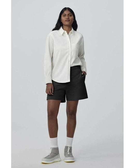 Canada Goose Black X Paola Pivi Muskova Drawstring Shorts
