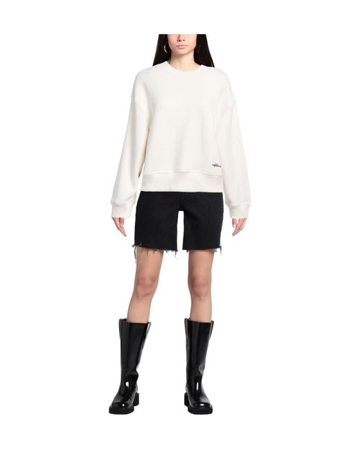 Rag & Bone White Plain Colour Sweatshirt