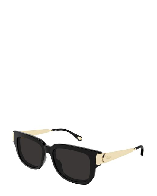 Chloé Black Chloé Eyewear Square Frame Sunglasses for men