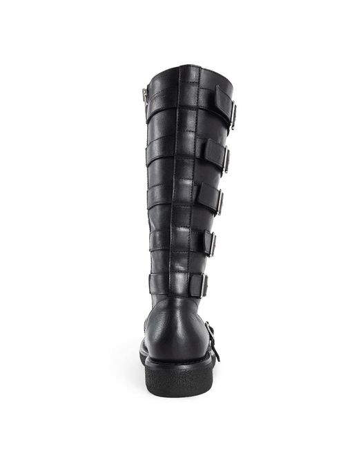 Ann Demeulemeester Black Ditte Wrap Boots