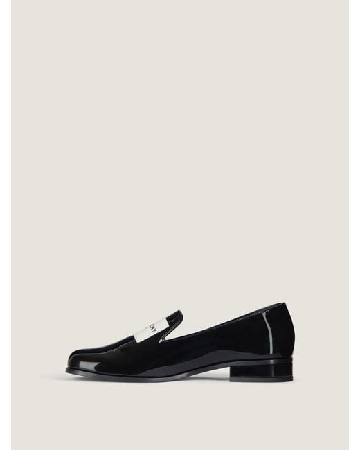 Givenchy Black Logo Patch Tux Loafers
