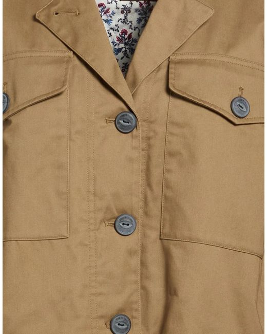 Rag & Bone Natural Solid Lapel Long Sleeve Jacket