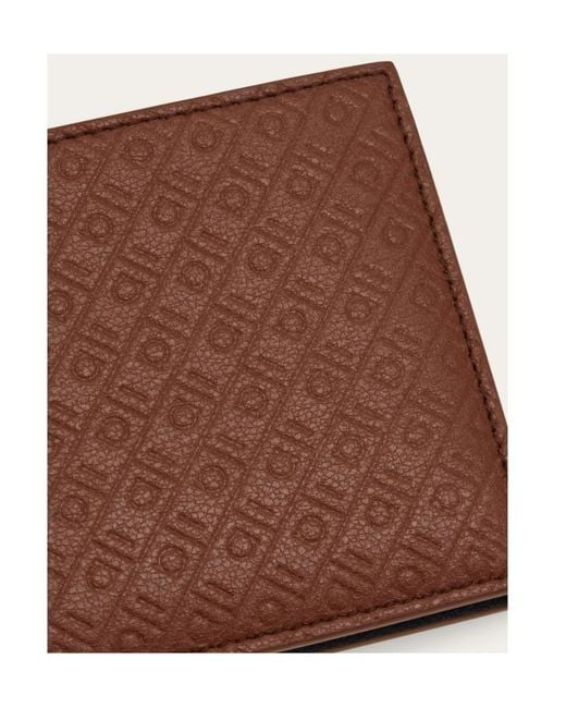 Ferragamo Brown Ferragamo Monogram Wallet for men
