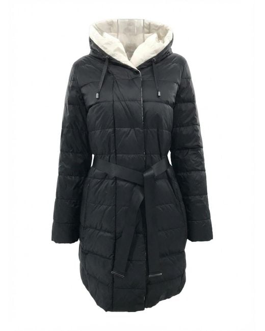 Weekend by Maxmara Black Double-Sided Hooded Down Jacket