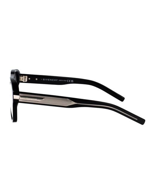 Givenchy Black Square-Frame Glasses for men