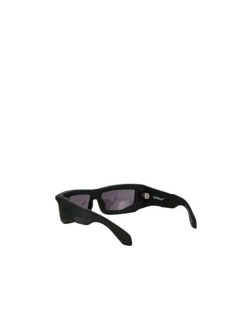Off-White c/o Virgil Abloh White Rectangular Frame Sunglasses for men