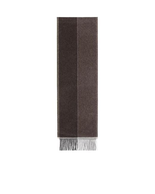 Ferragamo Brown Logo Scarf