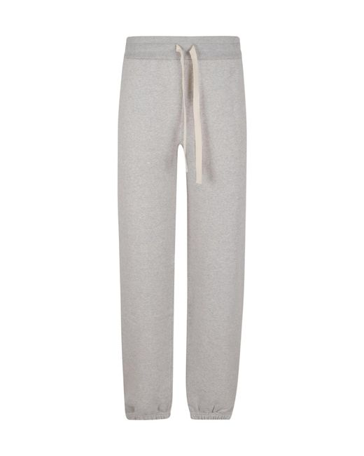 Jil Sander Gray Drawstring Track Pants