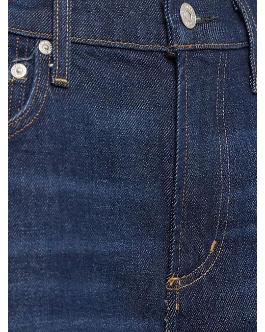 Citizens of Humanity Blue Mid-Rise Flared Jeans