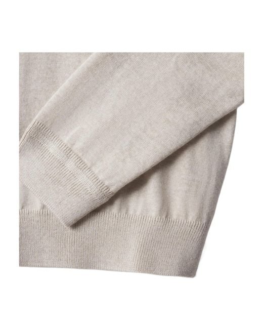 Maison Kitsuné Gray Fox Head Merino Comfort Jumper for men
