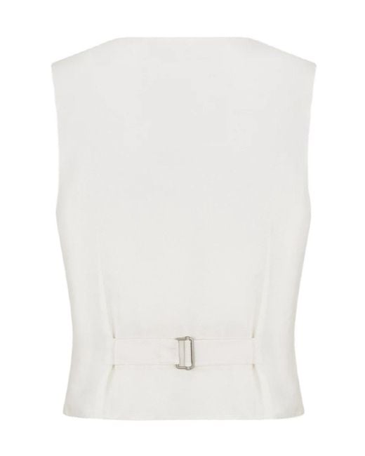 Dior White Vest