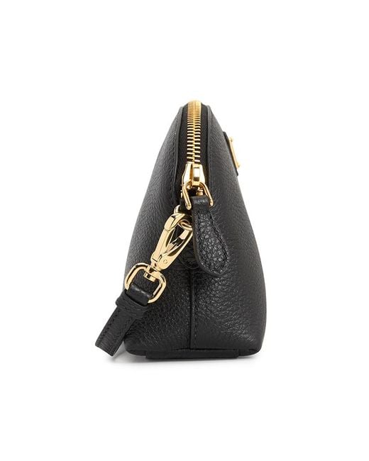 Prada Black Zippered Shoulder Bag