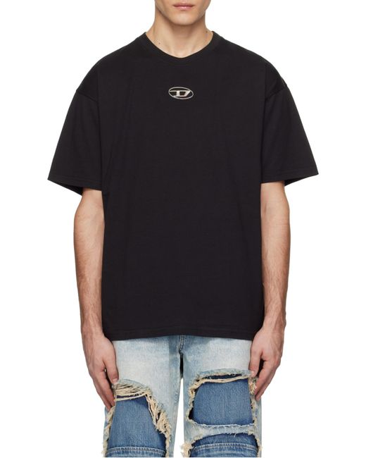DIESEL Black T-Boxt-S5 Logo Plaque T-Shirt for men