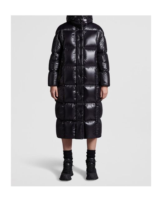 Moncler Black Parnaiba Hooded Long Down Jacket