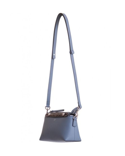 Fendi Blue Mini By The Way Shoulder Bag