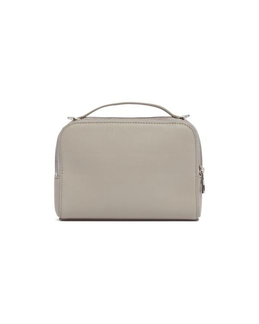 Loewe Gray Mini Leather Cross Body Bag for men