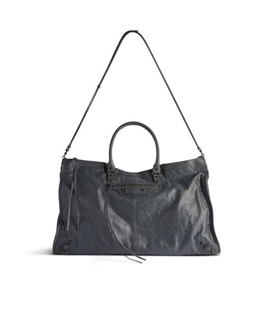Balenciaga Black Le City Travel Bag for men