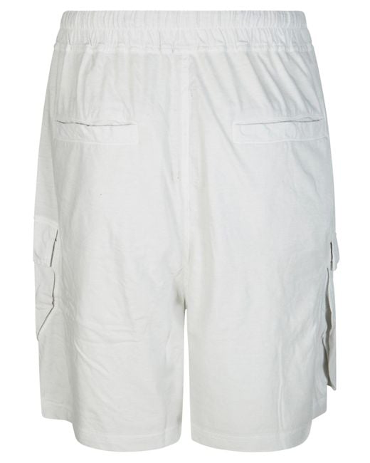 Rick Owens Gray Bela Cargo Shorts for men