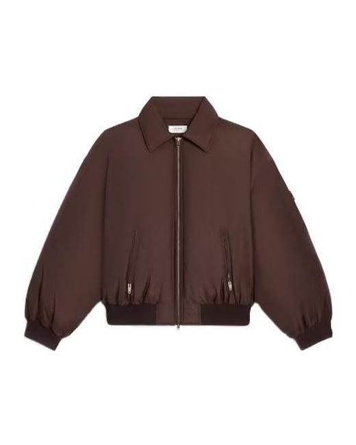Céline Brown Puffer Jacket