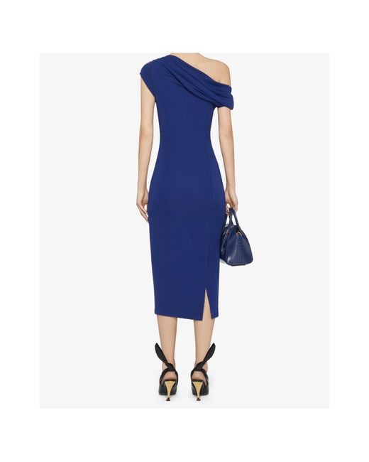givenchy blue dress Rush Hour Blue Satin Maxi Dress main image 0