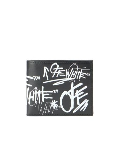 Off-White c/o Virgil Abloh White Diagonal Tape Bifoldwallet for men