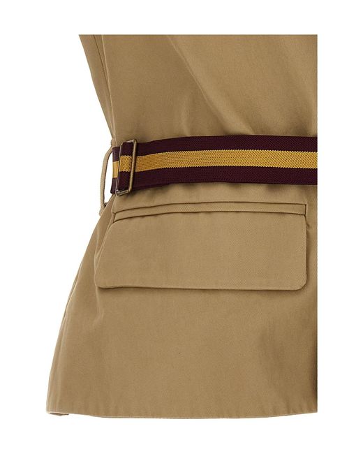 Dries Van Noten Natural Adjustable Vest