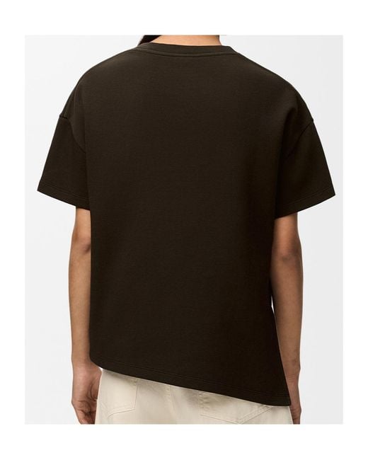 Loewe Black Asymmetric T-Shirt