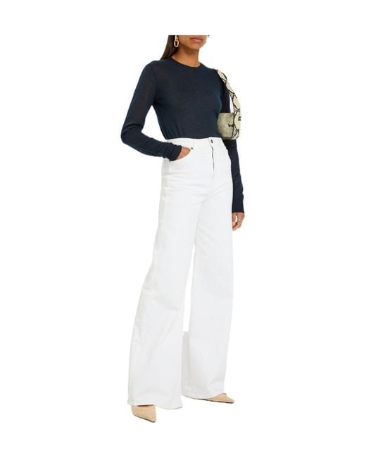 Joseph Blue Cashmere Knit Top