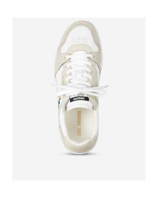 Axel Arigato White Dice Lo Bee Bird Lace-Up Sneakers for men