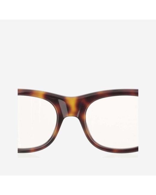 Saint Laurent White Full Frame Plain Mirror