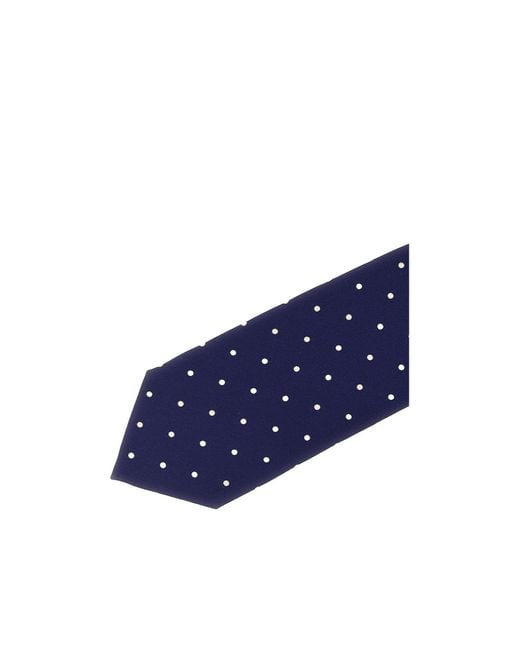 Tom Ford Blue Polka Dot Silk Tie for men