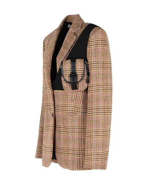 Coperni Brown Single-Breasted Blazer