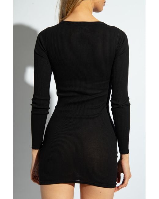 Alexander Wang Black Long-Sleeved Dress