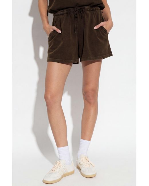 The Upside Brown Drawstring Shorts
