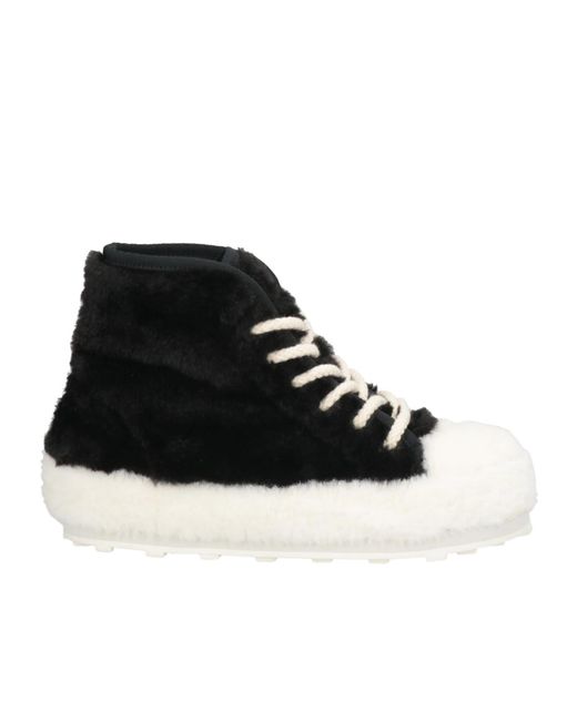 Marni Black Padded Ankle Boots