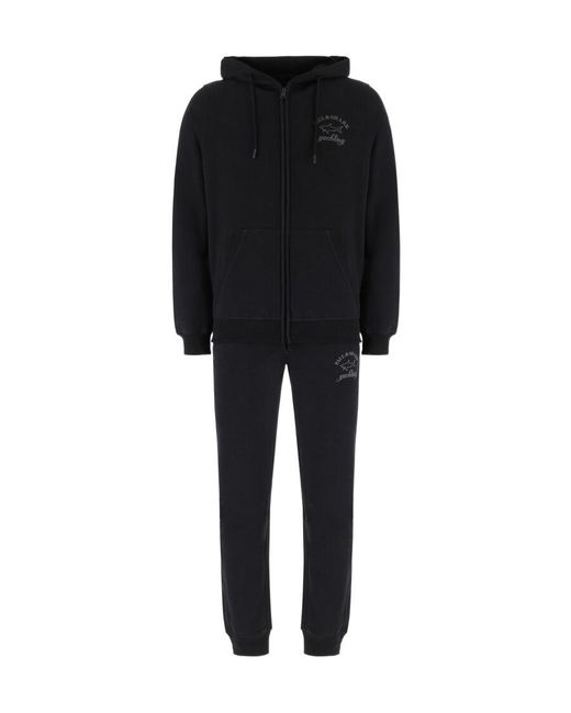 Paul & Shark Black Two-Piece Track Suit for men